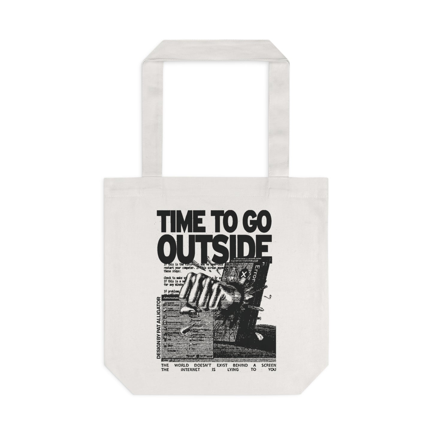 GO OUTSIDE TOTE