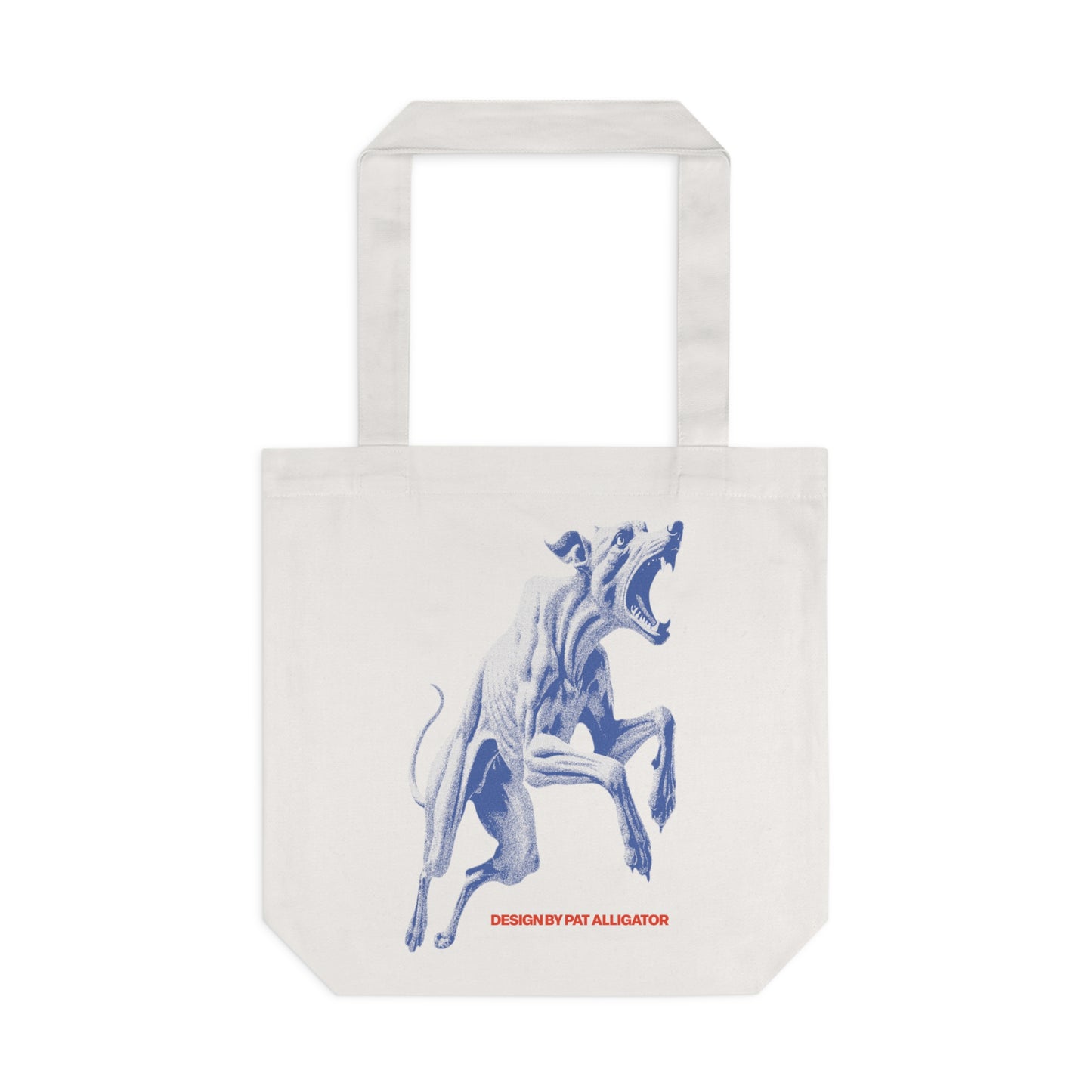 DOG TOOTH TOTE - BOWL BLUE